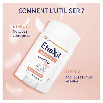 Etiaxil Déodorant Douceur 24H Stick 40 ml