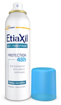 Etiaxil Déodorant Anti-Transpirant Protection 48H Aérosol Lot de 2 x 150 ml