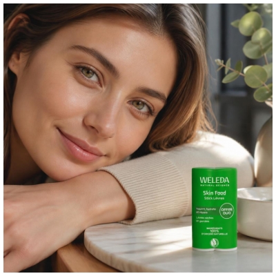 Weleda Skin Food Stick pentru Buze Set de 2 x 4,8 g