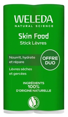 Weleda Skin Food Stick Lèvres Lot de 2 x 4,8 g