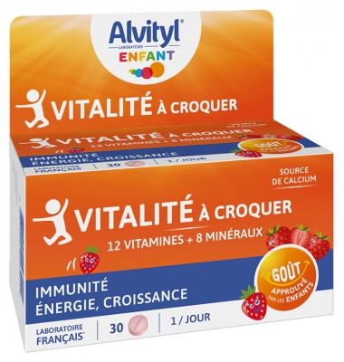 Alvityl Vitalidade 30 Comprimidos para Mastigar