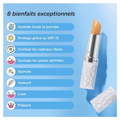 Elizabeth Arden Eight Hour Cream Baume Coloré Protecteur pour les Lèvres SPF15 3,7 g - Teinte : 03 Natural
