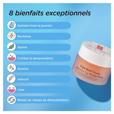 Elizabeth Arden Eight Hour Cream Baume Réparateur Intensif pour les Lèvres 10 ml