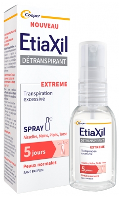 Etiaxil Antitranspirante Extreme Pele Normal Corpo Spray 30 ml