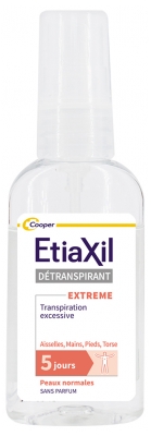 Etiaxil Extreme Antiperspirants Normālai Ādai Ķermenim Aerosols 30 ml