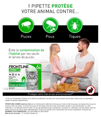 Frontline Combo Kaķiem un Fresetēm 6 Pipetes