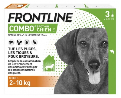 Frontline Combo Pes S (2-10 kg) 3 Pipety
