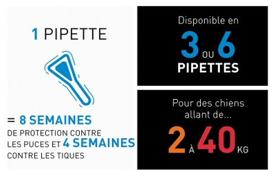 Frontline Spot-On Chien S (2-10 kg) 6 Pipettes