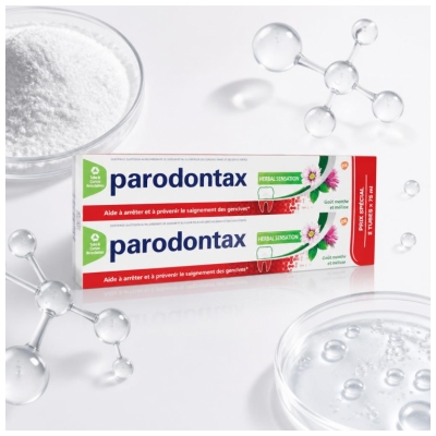 Parodontax Tandpasta Herbal Sensation Pakke med 2 x 75 ml