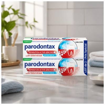 Parodontax Aktiv Reparation Tandkräm Tandkött Set om 2 x 75 ml