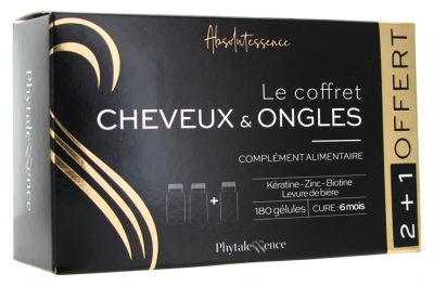 Phytalessence Absolutessence Cheveux & Ongles Lot de 3 x 60 Gélules
