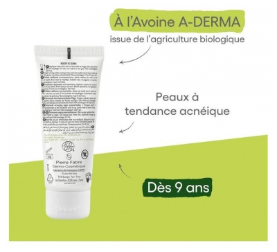 A-DERMA Biology AC Global Soin Matifiant Anti-Imperfections Bio 40 ml