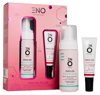 Codexial Enoliss Espuma Perfect Skin 150 ml + Emulsión Micro-Peeling Renovadora de Noche Perfect Skin 15 AHA 30 ml