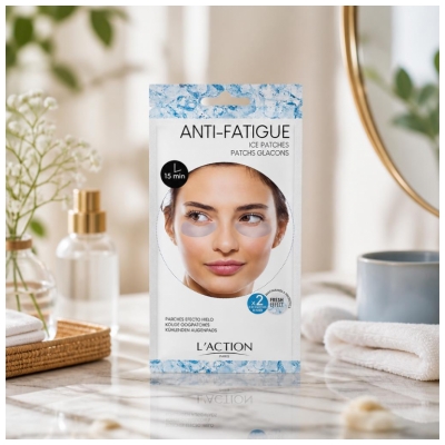 L'Action Paris Jääpala Anti-Fatigue Laastarit 2 Nauhaa