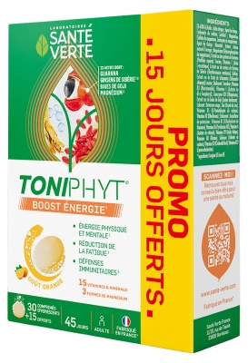 Santé Verte Toniphyt Boost Energy 45 Compresse