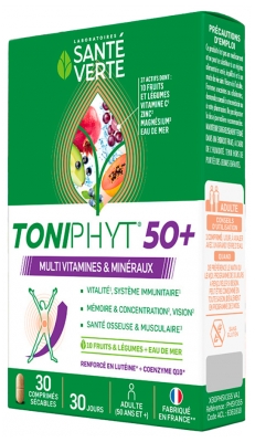 Santé Verte Toniphyt 50+ 30 Compresse