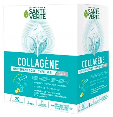 Santé Verte Colágeno 10 g 30 Barritas