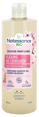 Gel de Duș Parfumant Flori de Cireș Bio Natessance 500 ml
