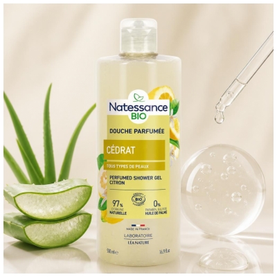 Natessance Gel de Banho Perfumado Cidra Bio 500 ml