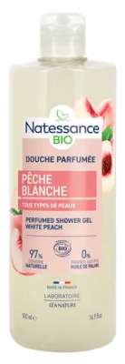 Natessance Gel Douche Parfumé Pêche Blanche Bio 500 ml