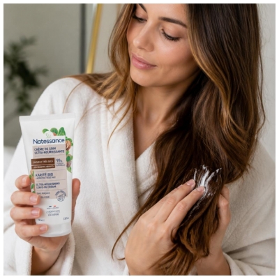 Natessance Crème de Soin Capillaire Ultra Nourrissante Karité 100 ml