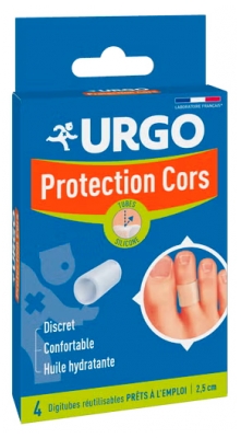 Urgo Corns Protection 4 Digitubes Pre-Cut