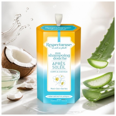 Respectueuse Shampoo Douche Solide Après Soleil 75 g