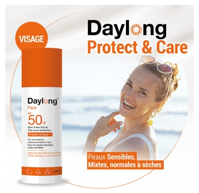 Daylong Face Protect & Care Fluide Régulateur Multi-Protection SPF50+ 50 ml