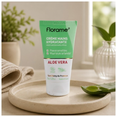 Florame Creme de Mãos Hidratante Aloe Vera Bio 50 ml