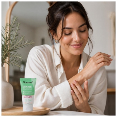 Florame Creme de Mãos Hidratante Aloe Vera Bio 50 ml