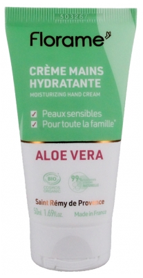 Florame Ekologisk Återfuktande Handkräm Aloe Vera Bio 50 ml