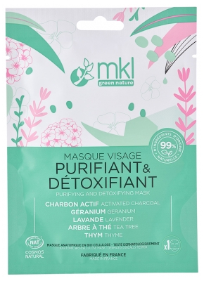 MKL Green Nature Masque Visage Purifiant Détoxifiant