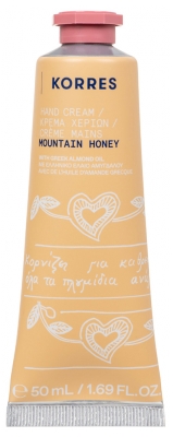 Korres Hydraterende Handcrème 50 ml - Geur: Honing uit de bergen