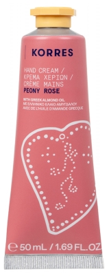 Crema de Manos Hidratante de Korres 50 ml - Olor: Rosa peonía