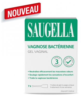 Saugella Vaginose Bactérienne Gel Vaginal 7 Tubes