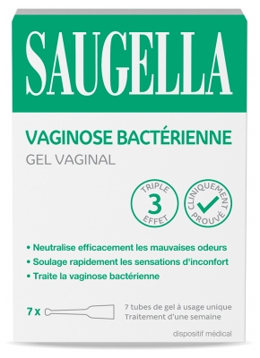 Saugella Vaginose Bactérienne Gel Vaginal 7 Tubes