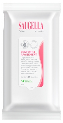 Saugella Poligyn Intimate Cleansing Wipes 15 Wipes