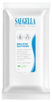 Saugella Dermoliquide Intime Renseservietter 15 Servietter