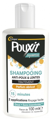 Pouxit Shampoing Anti-Poux & Lentes Abricot 100 ml