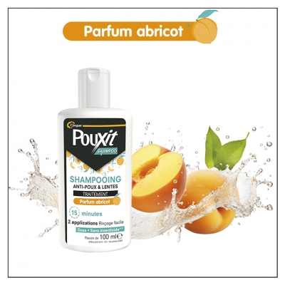 Pouxit Shampoing Anti-Poux & Lentes Abricot 100 ml
