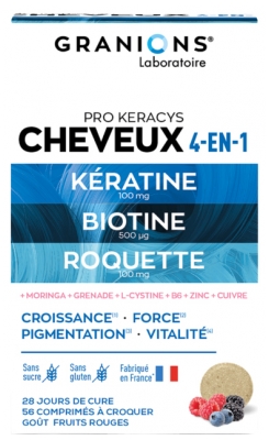 Granions Pro Keracys Cheveux 56 Comprimés à Croquer