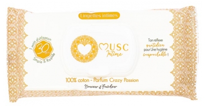 Musc Intime Toalhetes Íntimos Crazy Passion 30 Toalhetes