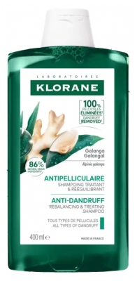 Klorane Anti-Dandruff Rebalancing Shampoo With Galangal 400ml