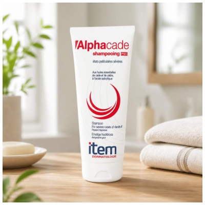 Item Dermatologie Alphacade Shampoing PSO Etats Pelliculaires Sévères 200 ml