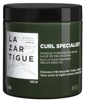 Lazartigue Mascarilla Hidratante Rica Especialista en Rizos 250 ml
