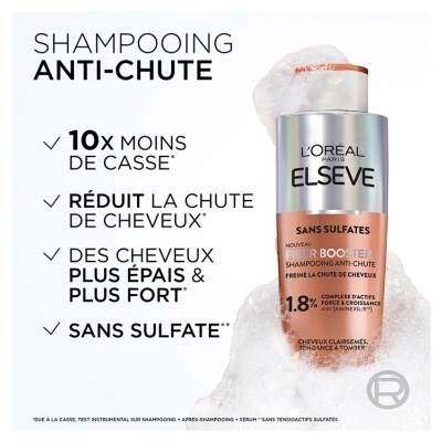 L'Oréal Paris Elseve Fiber Booster Shampoing Anti-Chute 102 ml