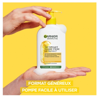 Garnier SkinActive Gel Nettoyant Éclat Vitamine C 250 ml