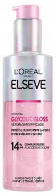 Ser L'Oréal Paris Elseve Glycolic Gloss Fără Clătire 150 ml