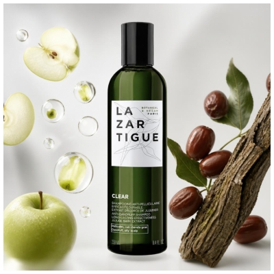 Lazartigue Clear Anti-mjällschampo för fet hårbotten 250 ml