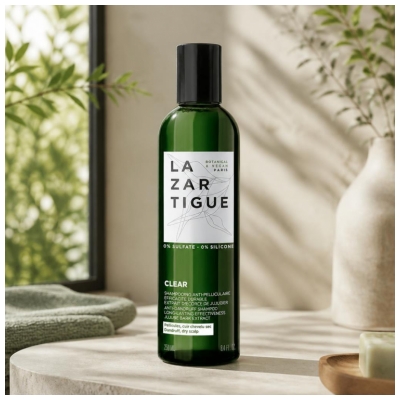 Lazartigue Clear Hilseilevän Kuivan Päänahan Shampoo 250 ml
